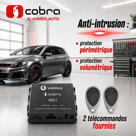 Alarme Cobra 4821TX CAN BUS avec 2 télécommandes
